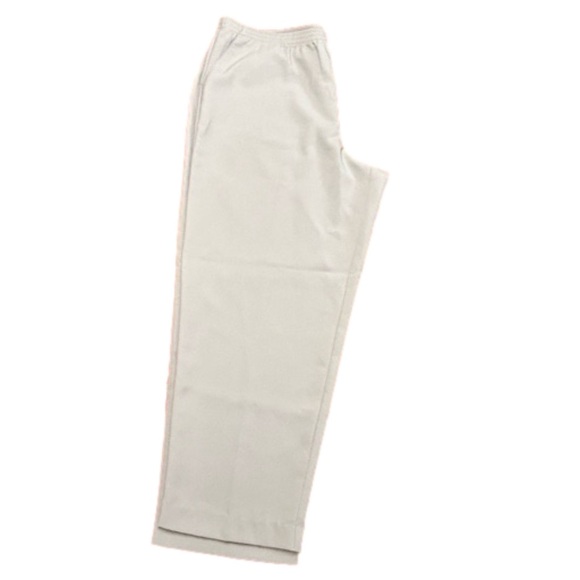 NWOT 18W Worthington Stretch light gray side zip & button trousers with pockets - Picture 9 of 16